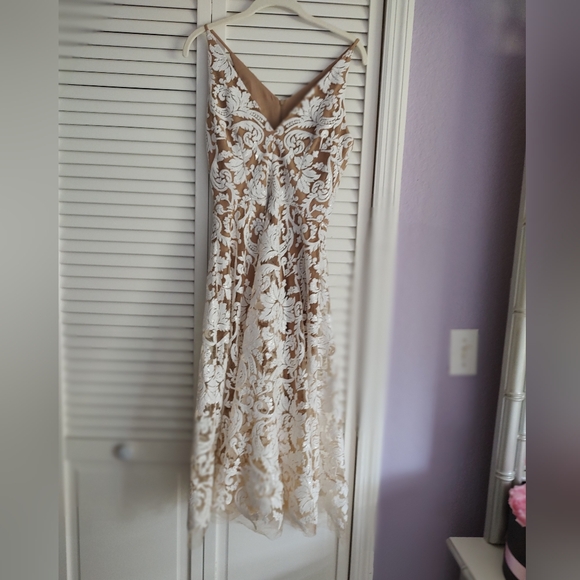 Dress The Population Lace Midi Dress - Picture 2 of 6